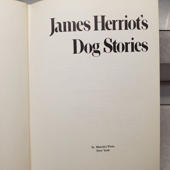 James Herriot's Dog Stories By James Herriot - First US Edition HC/DJ 1986 - Picture 4 of 7